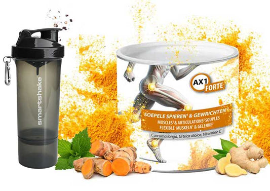 Pain-Free: AX1 Forte 250g + On-the-Go Shaker - ⭐⭐⭐⭐⭐ Normally 149,95 €